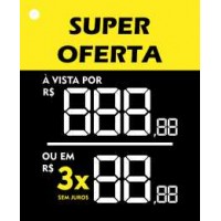 100 CARTAZETE PADRÃO SUPER OFERTA 